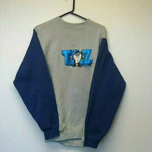 Vintage Looney Tunes Taz Pullover Sweatshirt Large